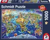 Schmidt Spiele 58288, 1000 szt., Mapy, 12 lat(a) Podgląd zdjęcia produktu 1