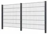 Doppelstabmattenzaun-Set 6/5/6 mit Abdeckleiste Produktbild-Vorschau 1