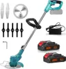 Akku-Rasentrimmer mit 2 Batterie,Freischneider, Motorsense, Produktbild-Vorschau 1