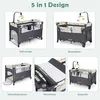 Wandelbares 5-in-1-Babybett mit Wickeltisch & Produktbild-Vorschau 2