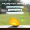 Jolly honden speelgoed, eivormig, geel, maat: L Productafbeelding-voorbeeld 2