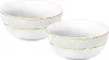 Assiette Wilmax, diamètre 12 cm, lot de 2, blanche avec Voir les images du produit 1