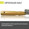 Mähnenkamm für Pferd Esel aus Metall mit stabilem Holzgriff Produktbild-Vorschau 4