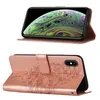iPhone XS Max Hülle, Schmetterling Prägung Flip Leder Produktbild-Vorschau 2