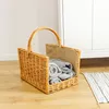 Creative Home Kosz Wiklinowy z uchwytem obszyty jutą | Podgląd zdjęcia produktu 8