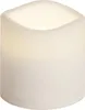 A close-up, studio shot of a white LED candle. Produktbild-Vorschau