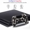 A PlayStation 4 console with a controller in front of it, with text and icons above. Produktbild-Vorschau