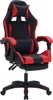 Ergonomischer Gaming Stuhl mit Fußstütze Racing-Design Produktbild-Vorschau 2