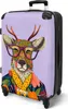 NoBoringSuitcases.com® Großer Koffer - Hirsche - Tiere - Produktbild-Vorschau 2