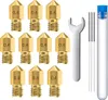 MMOBIEL 10 Extruder für 3D-Druckerdüsen 0.4 mm Messing MK8 Produktbild-Vorschau 1