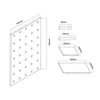 Organizzatore di tavole in legno Pegboard 40x60 cm Anteprima dell’immagine prodotto 8