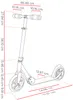 Street Surfing "URBAN-XPR-Scooter" 205, black/green Produktbild-Vorschau 8