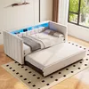 OKWISH Lit Gigogne 90x190 cm - Convertible avec Rangement Voir les images du produit 2