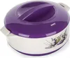 A purple and white thermos with a lavender design. Produktbild-Vorschau