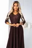 Numoco Abendkleid Amber Maxikleid Langes Kleid mit Spitze Produktbild-Vorschau 5