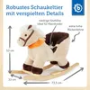 Bieco Plüsch Schaukeltier Pferd 73,5x33,5x53cm | Produktbild-Vorschau 4