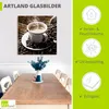 Marco Mayer: Heißer Kaffee - dampfender Kaffee - Glasbild, Produktbild-Vorschau 3