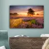 MuchoWow® - Leinwandbilder - Heidelandschaft mit einem Produktbild-Vorschau 3