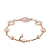 FOSSIL Armband Mosaic Bracelet Rosegold roségoldfarben Produktbild-Vorschau 2