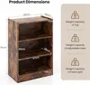 Product dimensions and weight capacity information for a bookshelf. Produktbild-Vorschau