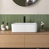 DeerValley  DV-1V0002 keramik Waschbecken, rechteckiges Produktbild-Vorschau 5