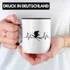 Trendation - Ski Tasse Geschenk Grafik Herzschlag Produktbild-Vorschau 2