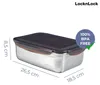 LocknLock  Stainless Steel Container 2,70L 265 x 185 x 85 Voir les images du produit 3