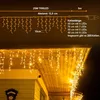Eisregen Lichterkette 25m Außen1100LED Warmweiß IP44 Produktbild-Vorschau 2