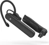 A black Bluetooth headset and its USB-C charging station are shown against a white background. Produktbild-Vorschau