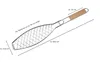 Fischbräter/Fischgriller/Fischklammer - Fisch-Grillzange Produktbild-Vorschau 2