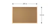 Korková nástěnka 200x120 ALLboards NATURAL TK2012D Náhled obrázku produktu 4