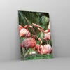 Bilder auf glas - Einteilig - Palmen Herde Flamingos - Produktbild-Vorschau 4