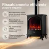 KAMINIO Camino elettrico LENI con tubo di scarico - Camino Anteprima dell’immagine prodotto 4