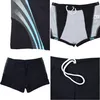 Aquarti Herren Kurze Badehose mit Streifen, Farbe: Schwarz Produktbild-Vorschau 3