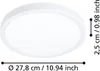 EGLO LED Deckenleuchte Fueva 6, runde Deckenlampe, Produktbild-Vorschau 3