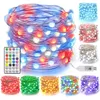 10m LED RGB Bunt Lichterkette Wasserdicht 12 Lichtsmodi USB Produktbild-Vorschau 1
