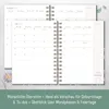 Lieblings-Timer 2026 / A5 / Flying Flowers / Häfft-Verlag Produktbild-Vorschau 4