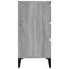 vidaXL Kredens szary Sonoma 60x35x70 cm Materiał Podgląd zdjęcia produktu 6