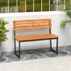 COSTWAY Gartenbank Holz, Holzbank, 2-Sitzer Sitzbank aus Produktbild-Vorschau 2