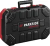A black and red tool case with the brand name 'PARKSIDE PERFORMANCE' printed on it. Produktbild-Vorschau