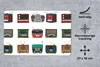 MuchoWow® Mauspad Mousepad Retro - Radio - Design 27x18 cm Produktbild-Vorschau 3
