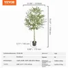 VEVOR Kunstolijfboom, 81x81x179 cm, kunstplant, PE, Productafbeelding-voorbeeld 7