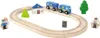 Playtive Bahnset 18-tlg. Holzspielzeug Bahnset Polizei Produktbild-Vorschau 1