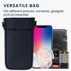 kwmobile Handytasche für Smartphones XXL - 7" - Canvas Produktbild-Vorschau 6