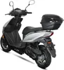 Motorroller Sonic 50 ccm 45 km/h, Euro 5, silber-schwarz, Produktbild-Vorschau 10