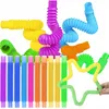Senzorické rúrky Pop tube Montessori 20 ks flexibilné Náhľad obrázku produktu 6