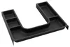 Organizér LINDO "U" 372x36x323 mm, plast, antracitová farba Náhľad obrázku produktu 3