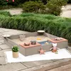 MUDDY BUDDY® Sandkasten „Wild Bear“ warmgrau - puderrosa Produktbild-Vorschau 2