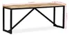 Panca in legno di mango massiccio 110 x 35 x 45 cm Anteprima dell’immagine prodotto 7