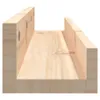vidaXL Nástěnné police 2 ks 80x12x9 cm Borovicový masiv Náhled obrázku produktu 5